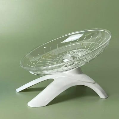 18cm Ufo Hamster Sport Loopwiel Rat Klein Huisdier Knaagdier Muizen Joggen Hamster Renmuis Oefenballen Speelgoed Accessoires Decor wit