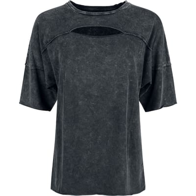 Black Premium by EMP T-shirt - Essential T-Shirt mit Cut-Out - S tot XXL - voor Vrouwen - zwart