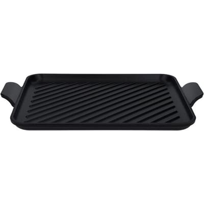 SILVERCREST Gietijzeren grillplaat of pizzaplaat (Grillplaat/zwart)