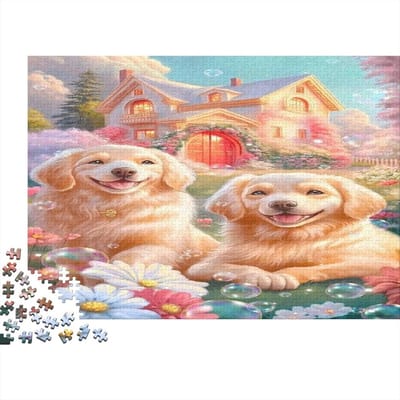 Houten Puzzel - Legpuzzel Spel - Ontspanning Thuis - Unieke Vormen - 75 x 50 cm - Multicolor