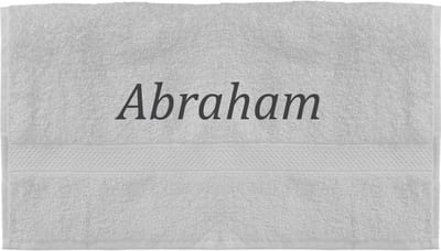 Handdoek - Abraham - 100x50cm - Wit