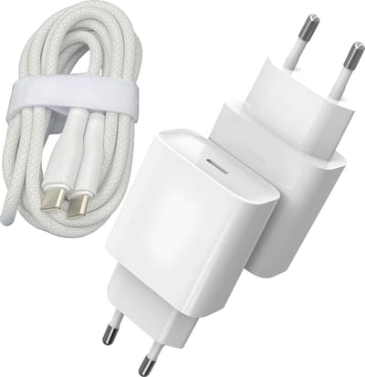 25w Oplader geschikt voor Samsung Super Fast Charging + Lange usb C Kabel 3 Meter - Usb-C Power Adapter - Oplader voor Galaxy S26 Ultra, S26, S25 Ultra, S25, A57, A56, A55