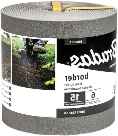 Gazonrand Kunststof - Borders Graszoden - Tuin Afbakenen - Flexibel Materiaal - 6 Meter Lengte - Grijs