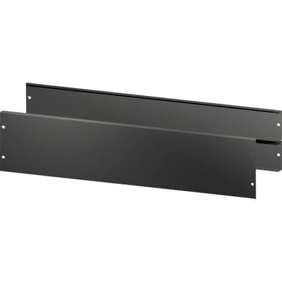 Rittal 2830102 AX sokkel, voor/achter, H: 200 mm, voor B: 1000 mm Lenskap Plaatstaal Zwart (RAL 9005) 2 stuk(s)