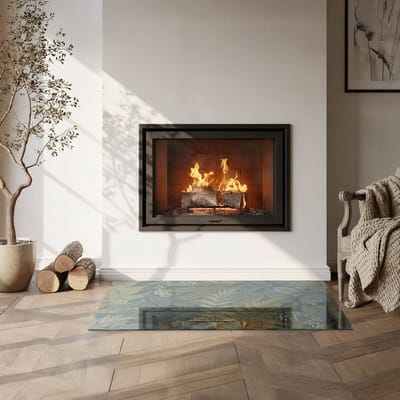 Coloray Vloerplaat Houtkachel - Plaat voor Onder Kachel - 100 cm x 50 cm - Kachel Vloerplaat - Groente Vloerplaat Kachel - Vloerplaat Voor Kachel - Vloerplaat Openhaard - Houtkachel Accessoires - Plaat Kachel