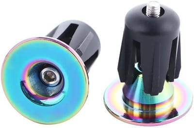 Fietsstuur Eindkappen - Handvat Grips - Comfortabel Fietsen - Aluminium Legering - 25.7 mm - Meerkleurig