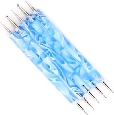 CHPN - CHPN - Druppelpennen - 5-delig - Nailart - Manicure - Druppel pen - 5 maten - Pedicure - Nagels tekenen - Marmerlook