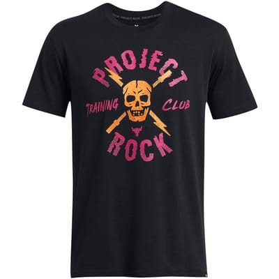 Under Armour Heren Project Rock T-Shirt (Zwart)