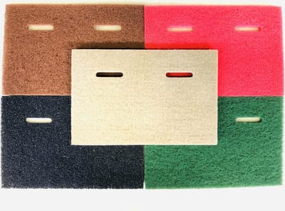 Axiom Pronet - Vloerpad beige - 55 x 35 cm - pads passend voor Tomcat Edge stick Excentr 55-35 en Edgefix XL - 5 stuks vloerpads