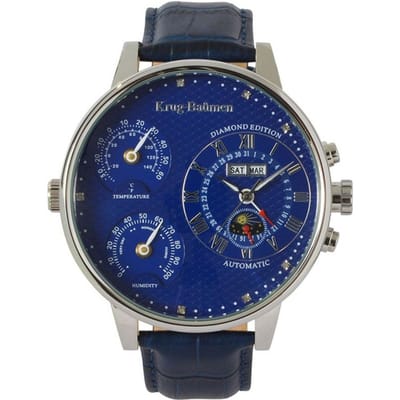 Krug Baumen KBW-200-08 Weather Diamond Heren Horloge 55mm