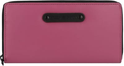 Greenburry Upcycled Tarpaulin Portemonnee 19 cm - Dames - Horizontaal - fuchsia