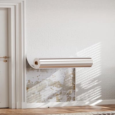 Isolerend Behang - Zelfklevend PVC - Muur Isolatie - Stoomwerende Folie - 50 x 300 cm - Grijs