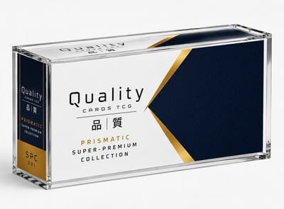 Acrylic Acryl Case Prismatic Evolutions Super-Premium Collection SPC - UV Protection - Quality Cards