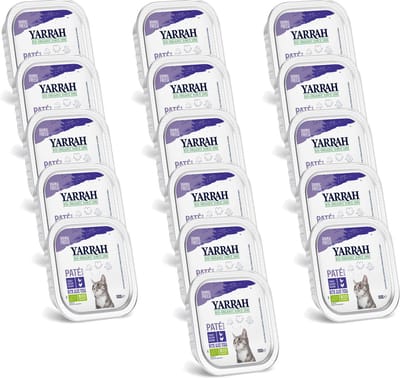 Yarrah Bio Kat Alu Pate - Kip - Kattenvoer - 16 x 100 g NL-BIO-01