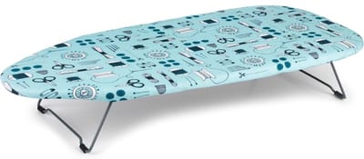 Ploutos® Tafelstrijkplank - Compact en Lichtgewicht Ontwerp - Eenvoudig Inklapbare Poten - Blauw - 73cm x 15cm x 31cm