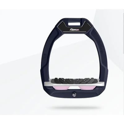 Veiligheidsbeugels voor paardrijden Inclinatie Ultra Grip Marine/Wit/Rosé licht Flex-On Safe-On