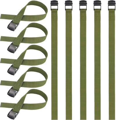 10 Stuks Stevige Spanbanden - Palriemen voor Motorfietsen, Fietsen en Bagage