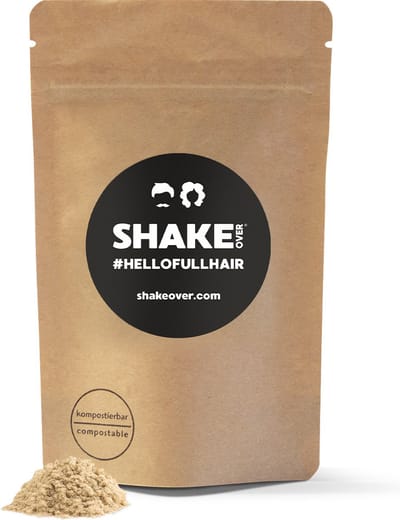 SHAKE OVER ZINC-ENRICHED REFILL HAIR FIBERS LIGHT BLONDE 30g