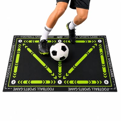 Kyto Sports Voetbal Trainingsmat 60x90 cm, groen - Antislip Voetbalmat voor Balcontrole, Coördinatie en Dribbeltraining - Trainingsmat voor Kinderen en Jeugd