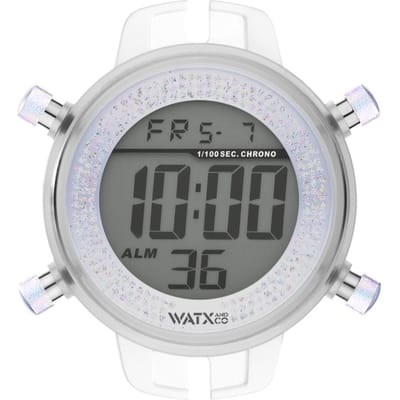 Montre Watxandco Rwa1128. Boîte, Couleur Argentée. Kobieta. white