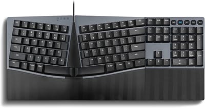 Ergonomisch Gespleten Mechanisch Toetsenbord met Programmeerbare Macro-toetsen voor Windows en Mac OS