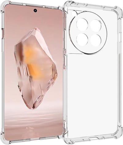 Coverup Hoesje - Geschikt voor OnePlus 12R Hoesje - Coverup TPU Back Cover met AirBag Corners - Transparant