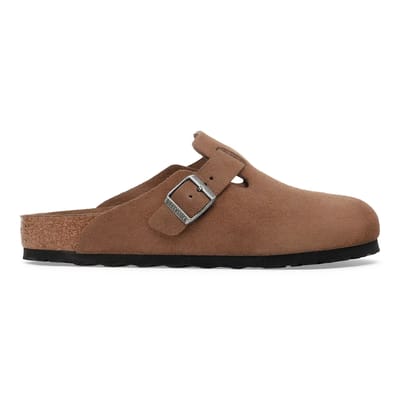 Slippers BIRKENSTOCK Mocassins Boston cuir suede de haute qualité