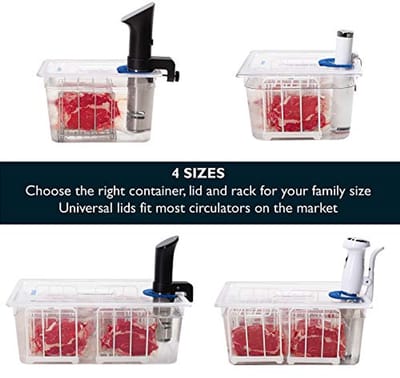 Sous Vide Container - 7L - Sterk en Doorzichtig Polycarbonaat