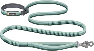 Hondenriem Bungee - Verstelbaar Touw - Wandelen met hond - Handsfree Dragen - 1.7-2.1 m - Groen