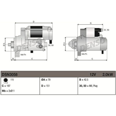 Starter DENSO DSN3058