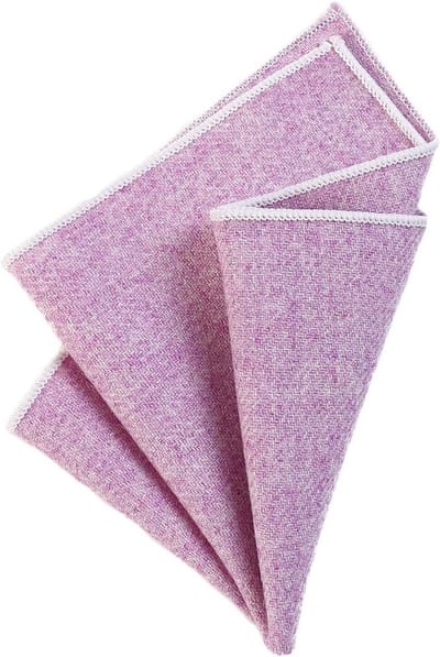 Elegante Heren Pochet Vierkante Zakdoek Katoen Tweed Look voor Formele Gelegenheden
