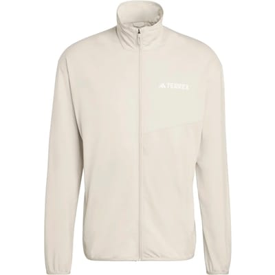 Adidas Terrex Full-Zip Fleece Vest Heren Beige S