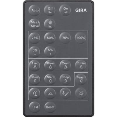 Gira Ir Afstandsbediening Pir 3 Voor Sensotec Bewegingssensoren - 237300