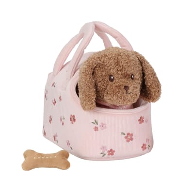 Little Dutch Knuffelhond Jackie in tas GRS Babyknuffels