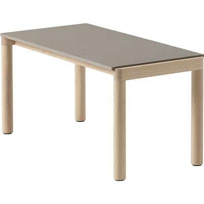 Muuto Couple Salontafel 40 x 84 - taupe - wavy