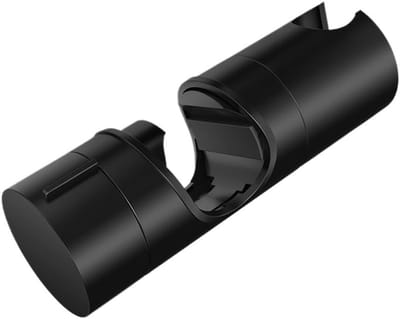 Douchehouder - Universele Zwarte Douchekophouder - voor 18-25mm Douchestang in Massief ABS Verdikte en Verbeterde Versie Douchekophouder - Mat Zwart