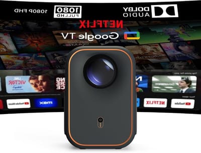 Draagbare Projector - Mini Beamer Home Cinema - Films Kijken - Automatische Keystone Correctie - 120 inch - Wit
