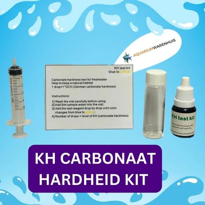 AquaCheck kH Druppeltest Carbonaathardheid - kH-waarde meten in aquarium - Nauwkeurig & snel
