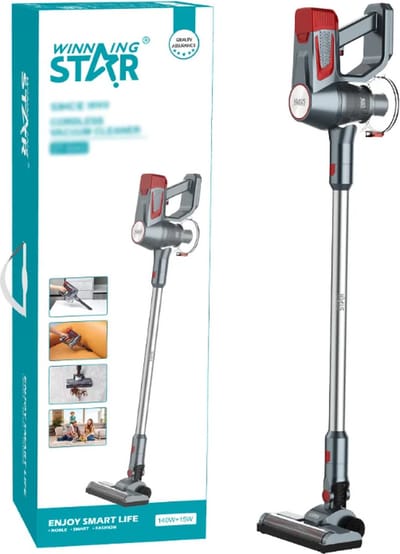 Winning Star St-5043 Krachtige Draadloze Stofzuiger 0.7l Stofreservoir 140w Zuigkracht