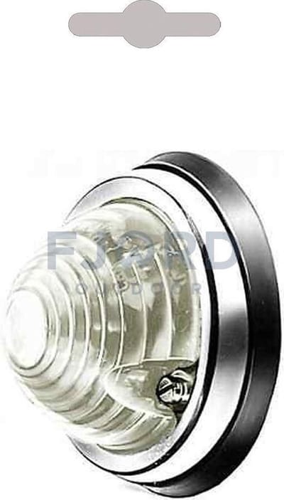 Positielicht - Halogeen - 12/24V - Opbouw/Schroefaansluiting - Lenskleur: Transparent - links - Aantal: 1