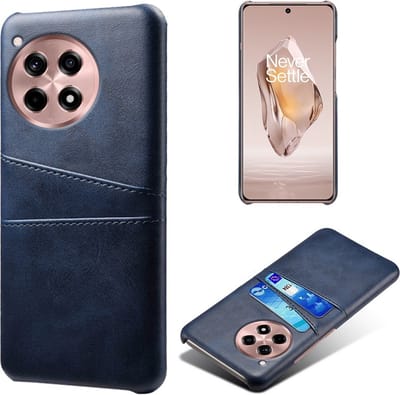Coverup Hoesje - Geschikt voor OnePlus 12R Hoesje - Coverup Dual Card Back Cover - Blauw