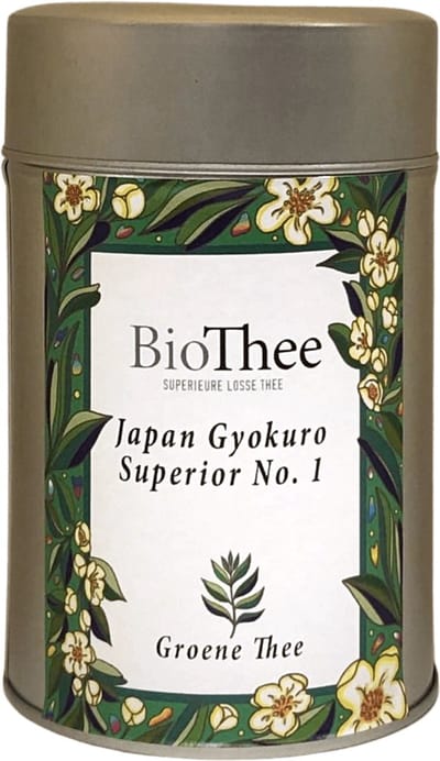 Japan Gyokuru Superior (No.1) (Bio) 150 gr. premium biologische thee in busje