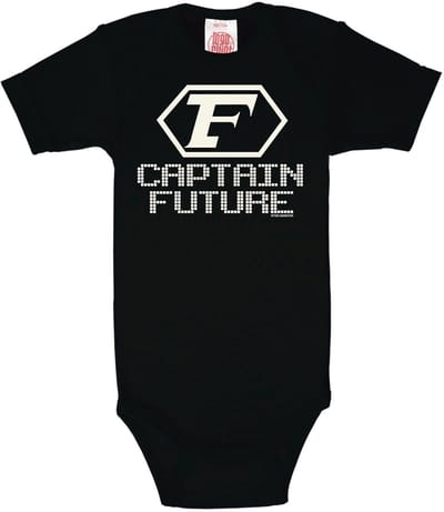 Dailygoods - Captain Future Rompertje - Korte Mouw - Zwart