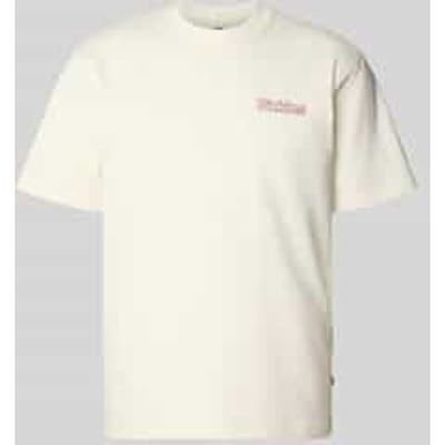 T-shirt met labelprint model 'FAIRLAWN'