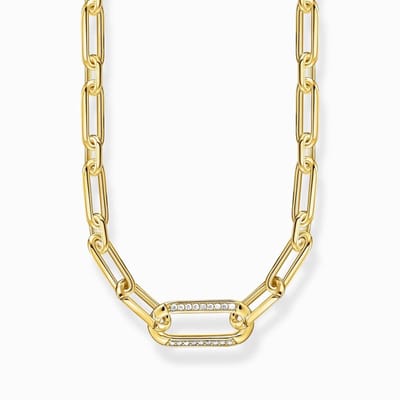 Thomas Sabo - KE2110-414-14-L45V - Halsketting - Dames - 925er Zilver geel verguld - 40-45cm