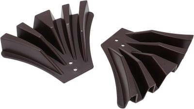 Regenpijp Omleider - Waterafvoer Verlenger - Overstroming Voorkomen - Gereedschapsloze Installatie - 3x4 of 2x3 inch - Bruin