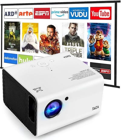 Draagbare Full HD Mini Projector met 100 Inch Scherm voor Thuisbioscoop
