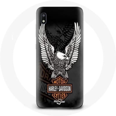 Hoesje voor Samsung Galaxy A10 Harley Davidson adelaarslogo