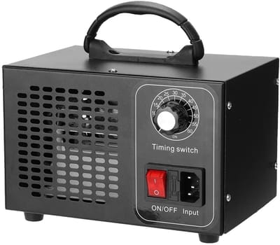 Linkforu - Ozongenerator – Luchtzuivering – Luchtreiniger - Desinfectie Sterilisatie - Verwijderd Geuren - 60,000 mg per uur -Zwart