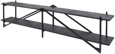 TV-meubel 220cm XL Piega - Grijs